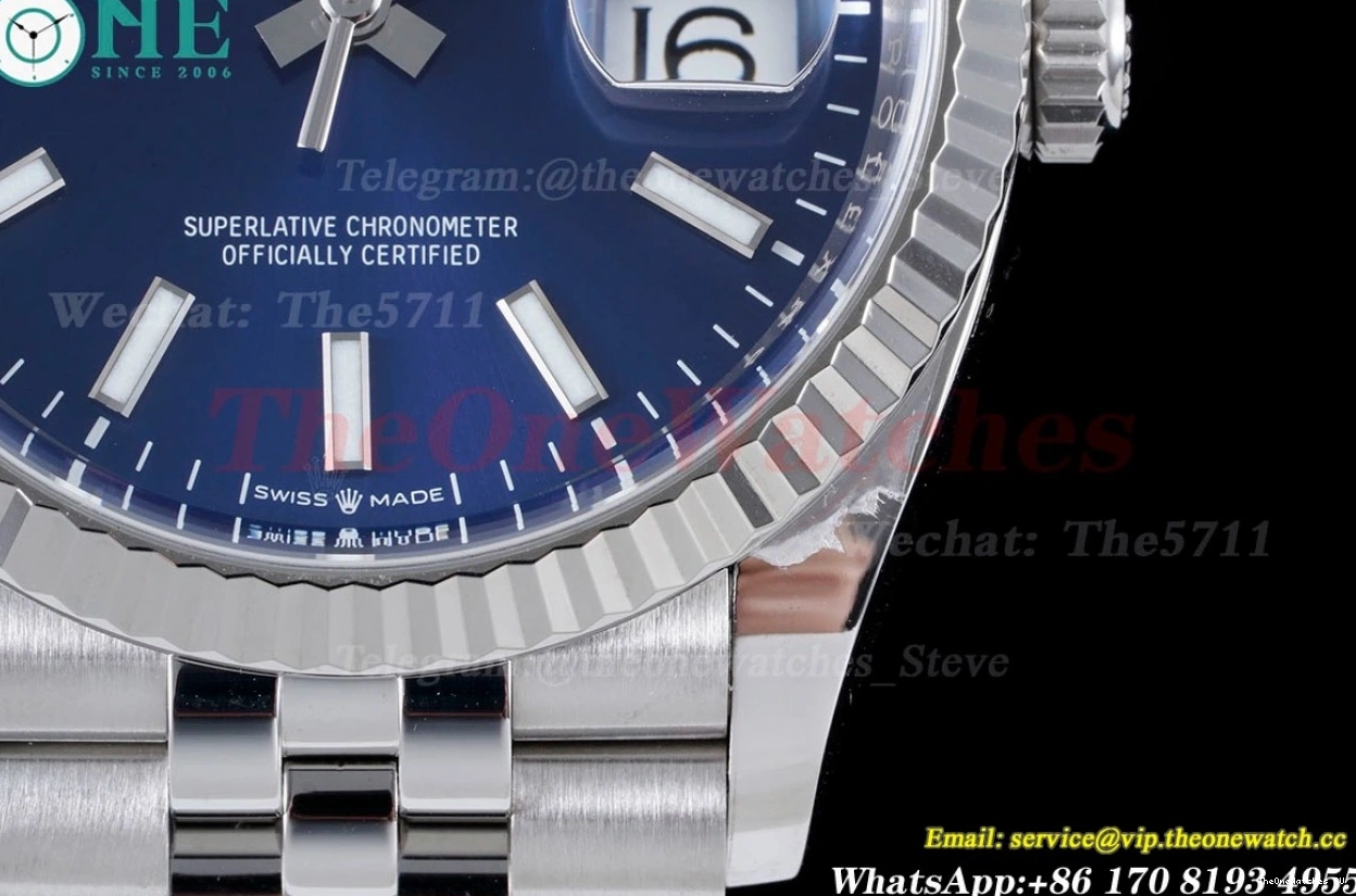 SS Stk 36mm Datejust 126234 SH3235 SS Blue Clean Jub 0706